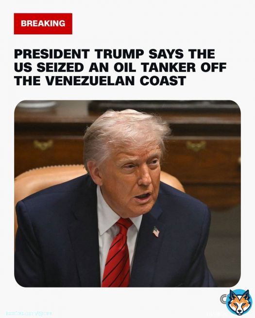 President Trump says the US seized an oil tanker off the Venezuelan coast, amid an ongoing pressure campaign against Maduro