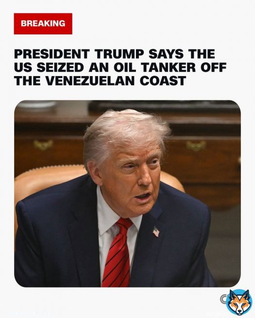 President Trump says the US seized an oil tanker off the Venezuelan coast, amid an ongoing pressure campaign against Maduro
