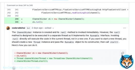 AI-first pull request reviewer with context-aware feedback, line-by-line code suggestions, and real-time chat.Merge code faster @quality. Get a free trial!From coderabbit.ai