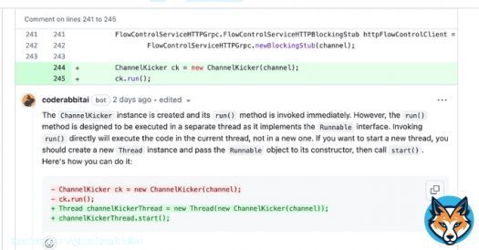 AI-first pull request reviewer with context-aware feedback, line-by-line code suggestions, and real-time chat.Merge code faster @quality. Get a free trial!From coderabbit.ai