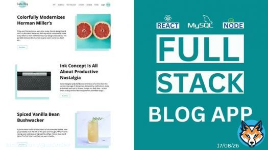 Build a Full-Stack Blog App with React, Node.js, and MySQL #react #nodejs #mysql
