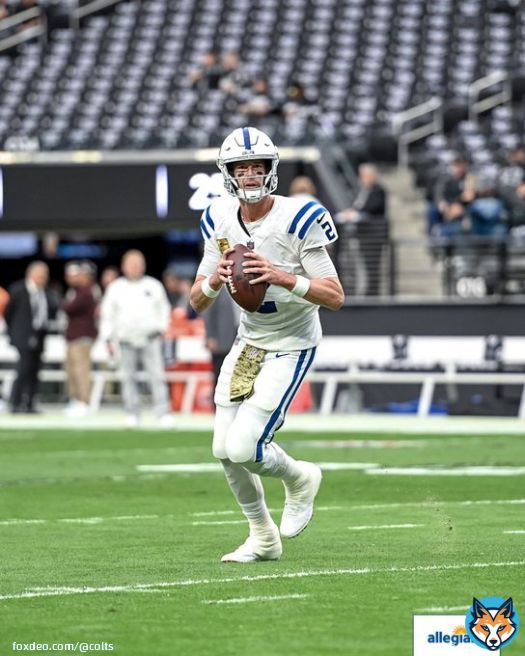 Matt Ryan gets the start at QB. #INDvsLV