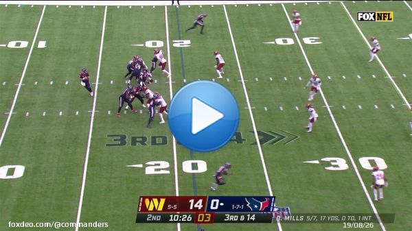 Defense making a statement early    #WASvsHOU FOX