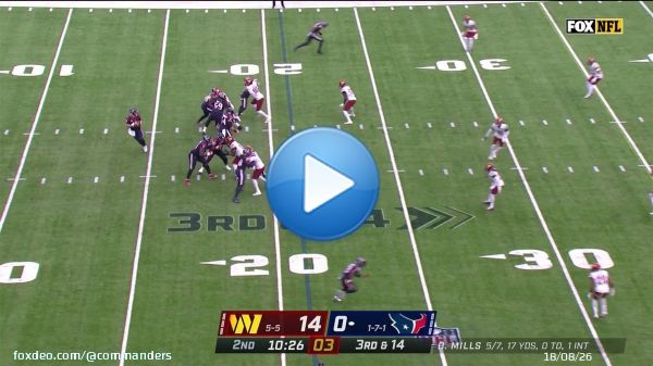 Defense making a statement early    #WASvsHOU FOX