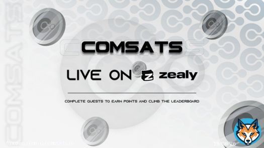 Introducing Zealy (Crew3) program of Comsats!  Comsats focus on providing ideas and decentralized solutions to grow the #Bitcoin ecosystem, along with a seamless user experience and competitive fees.  To celebrate #Comsats Dapp Mainnet, we are hosting the @zealy_io sprint&hellip;