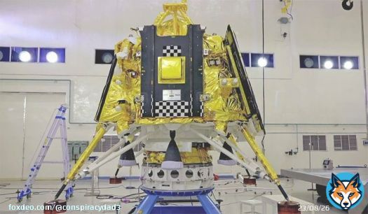 India had to have the freemasonic checkerboard colors on the lunar lander.