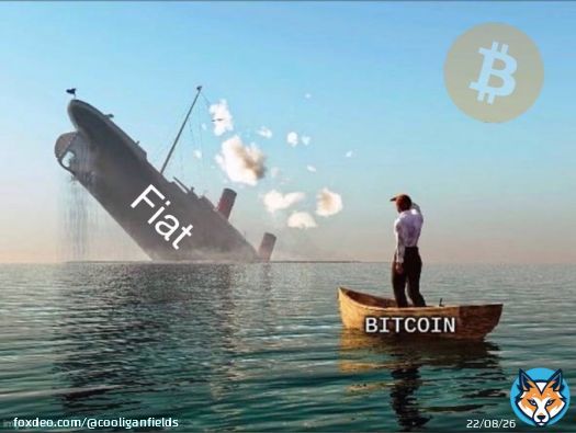 Take the life raft, there&rsquo;s still time. #bitcoin