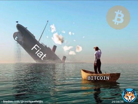 Take the life raft, there&rsquo;s still time. #bitcoin
