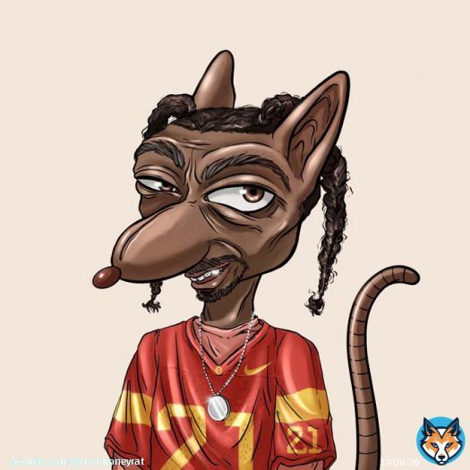 Rapper Snoop Dogg from the Money Rat collection  @SnoopDogg @RickRoss The entire #MoneyRat collection is exclusively handmade. Money Rat #678:  #NFTgang   #NFT #NFTCommunity #NFTCollection #NFTs