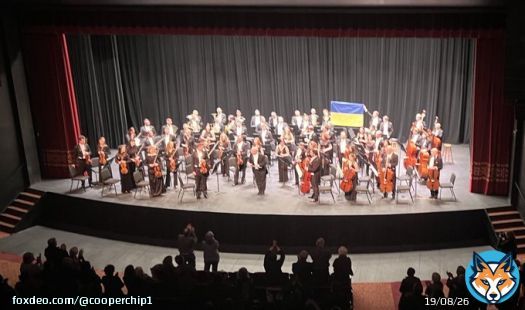 The Lviv National Philharmonic Orchestra of Ukraine performed BEAUTIFULLY last night at the University of Missouri in Columbia. Sold out. Putin would kill them and their families if he could. Ukraine is Ukrainian not Russian. ⁦@KyivIndependent⁩