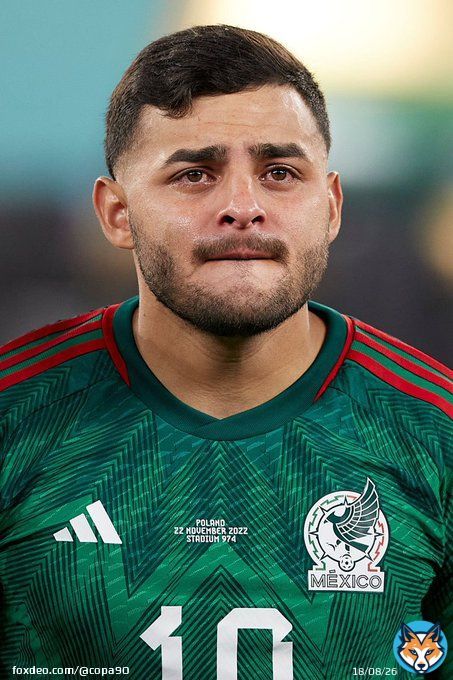 It's not the World Cup until someone cries during the anthems.   Alexis Vega, welcome to the world's biggest stage.