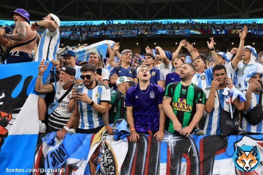 Things may be dull on the pitch but both Argentina and Mexico fans are bringing the passion to the stands