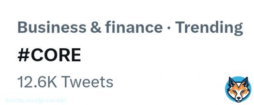 Core is now trending worldwide on Twitter.   #CORE is next Bitcoin.
