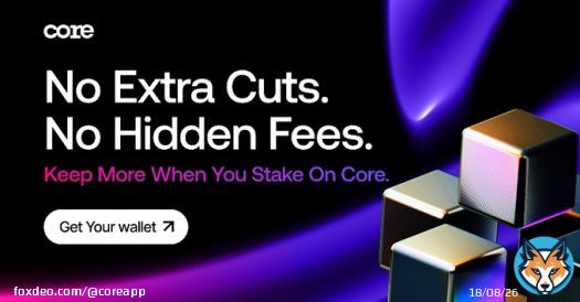 100% of your staking rewards should belong to you. We think so too. Staking is better on Core.Get Your WalletFrom core.app