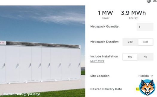 Tesla Megapack - Sold Out Until Q3 2024. Sales will be dependent on how quickly $TSLA can produce them. Lathrop CA facility currently ramping.