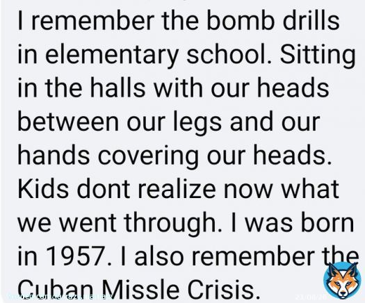 #ProudBlue #DemVoice1 #FreshResists #DemCast Saw this under the trailer for the move 'Oppenheimer' & rolled my eyes so hard they almost got stuck.  Considering kids today do active shooter drills for Mass shootings that actually HAPPEN, I think tthey more than understand, idjit!