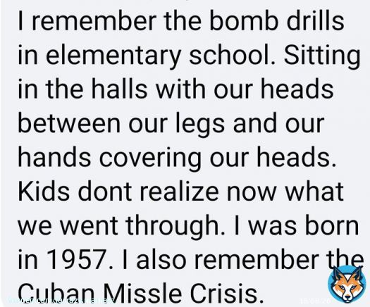 #ProudBlue #DemVoice1 #FreshResists #DemCast Saw this under the trailer for the move 'Oppenheimer' & rolled my eyes so hard they almost got stuck.  Considering kids today do active shooter drills for Mass shootings that actually HAPPEN, I think tthey more than understand, idjit!