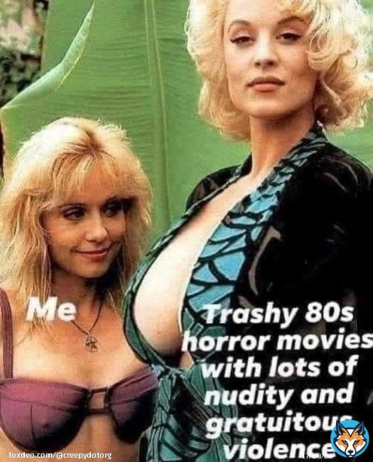 Who is a fan of 80s horror?