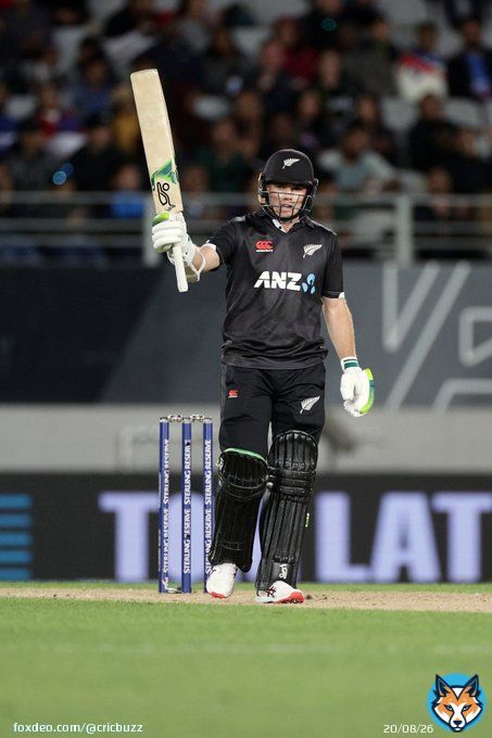 Seventh ODI  for Tom Latham!   Runs: 100 | Balls: 76 | Fours: 14 | Sixes: 3   #NZvIND