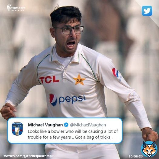 Batters - stay cautious while facing Abrar   #PAKvENG
