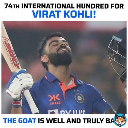 th ODI ton and th overall in international cricket   VIRAT KOHLI - Take a bow!   #CricTracker #ViratKohli #INDvSL #ODI