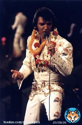 Elvis Presley at his &lsquo;Aloha From Hawaii&rsquo; concert, 1973