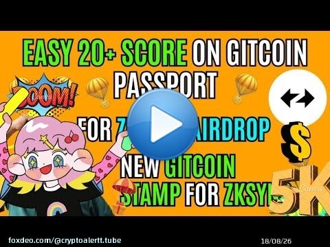 Gitcoin passport \ud83d\udd25 اسرع طريقة للوصول الى مستوى 20 للتاهل للايردروب zksync