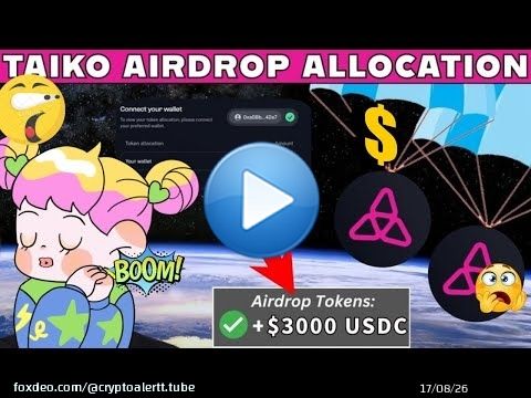 Taiko Airdrop S2  \ud83d\udd25Xai Airdrop S2   اتبات سحوبات اكتر من 2000 دولار \ud83d\udd25#ZKscam