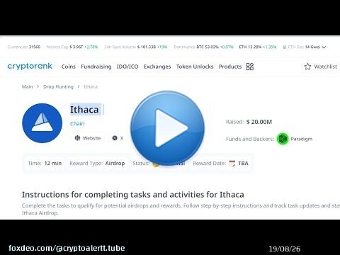 Ithaca\u2705  plaza \u2705hybrid Airdrop\u2705 ايردروبات جديدة up 3000$ \ud83d\udd25