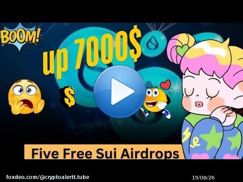 \ud83d\ude80 فرصة ذهبية للجميع: Top 5 Airdrops على SUI تشبه WAL\ud83d\udd25 &ndash; اربح حتى 7000$ بخطوات بسيطة!