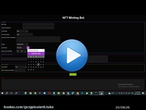 Auto nft minting \ud83d\udd25بوت المانت الأقوى \ud83d\udd25– يدعم تعدد المحافظ والشبكات