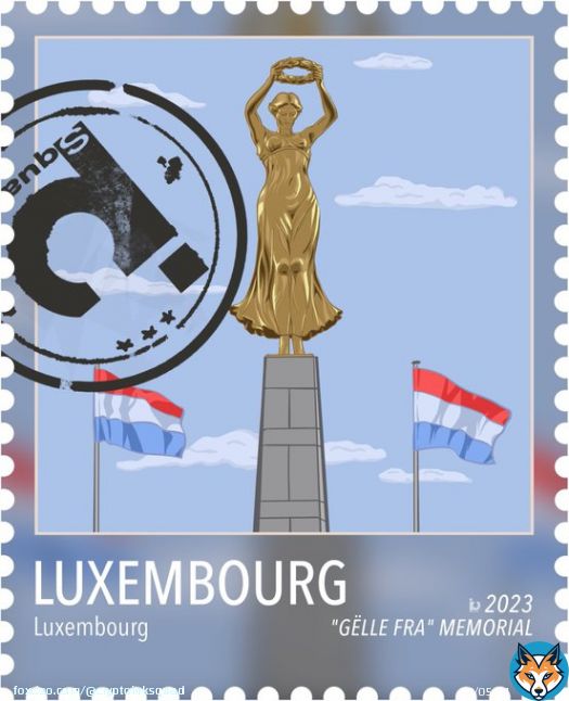 GM, friends  Did you collect stamps?  New collection Stamps World Voyage  Luxembourg 198 / 1 edition Listed for 1 tez  #tezos #NFTcollection #NFTstamps #cryptoinksquad