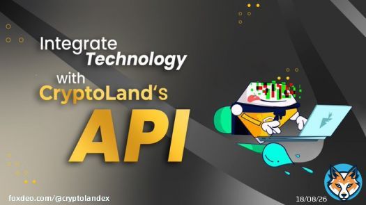 Dear #CryptoLand users   Our exchange's API is now ready & available for all    You can now use it for trading purposes or to have access to other types of data!  #CryptoLand #Bitcoin #BTC #BRG #API #Trading #Crypto