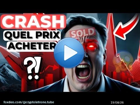 URGENT BITCOIN \ud83d\udea8 CRASH IMMINENT\ud83d\ude31 !? QUAND VENDRE & QUAND RACHETER !? \ud83d\ude80