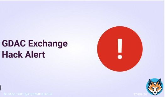 JUST IN:S. Korean #Crypto Exchange Gdac Hacked for Nearly $13M #bitcoin