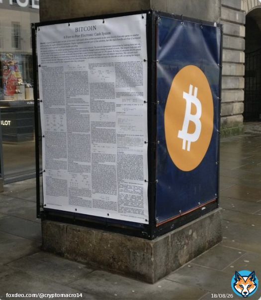 JUST IN:#Bitcoin whitepaper found the street in Edinburgh, Scotland #crypto