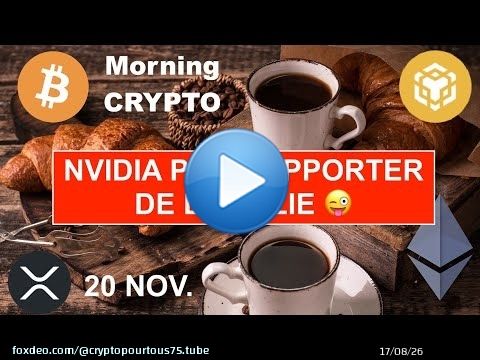 \ud83d\udea8 20 NOV 2024\u2600\ufe0f\u2615\ufe0f\ud83e\udd50 NVIDIA POUR DEFINITIVEMENT LANCER LE BULL MARKET ?