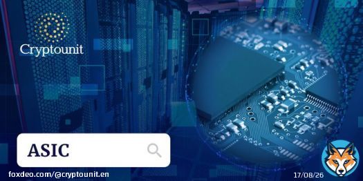 Dictionary &ldquo;explanation of terminology&ldquo; &ndash; ASIC  #ASIC (Application-Specific Integrated Circuit) is a special device for mining.