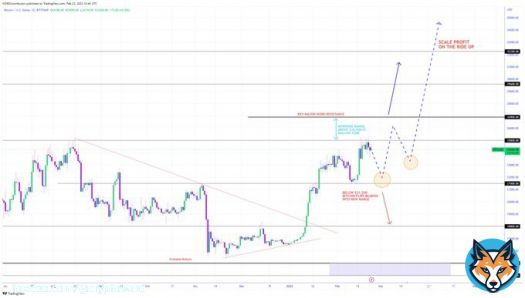 WHAT&rsquo;S NEXT FOR #Bitcoin  Bitcoin is slowing down and showing early signs of weakness at $25,000 WZRD Resistance, if it fails to breakout.. The Blue Dotted WZRD Projection will activate    Let&rsquo;s break it down how to play this move