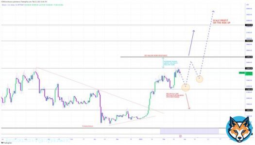 WHAT&rsquo;S NEXT FOR #Bitcoin  Bitcoin is slowing down and showing early signs of weakness at $25,000 WZRD Resistance, if it fails to breakout.. The Blue Dotted WZRD Projection will activate    Let&rsquo;s break it down how to play this move