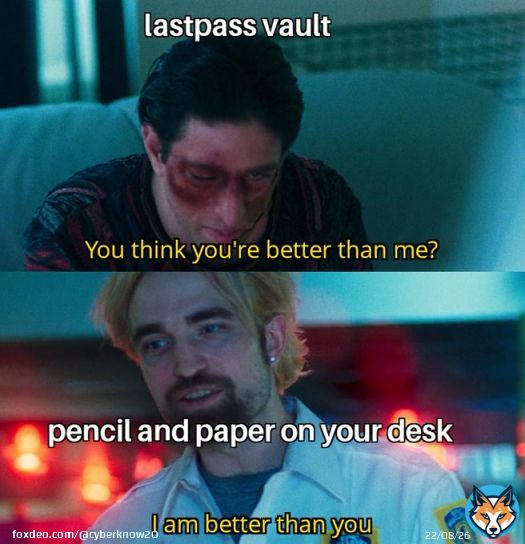 Here is your #LastPass breach #meme update  #cybersecurity #infosec #databreach