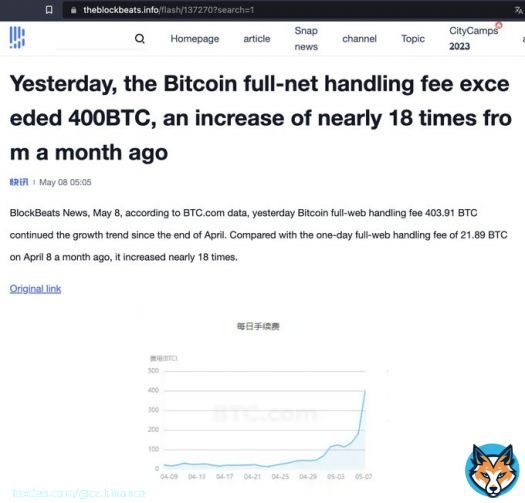 4. There are some FUD about BTC withdrawal issues. Here is why. Bitcoin network fees are fluctuating, 18x in a month.   (the screenshot is a google translate version)