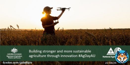 Happy #AgDayAU!   Today we &lsquo;Ag-knowledge&rsquo; all the hard work of our innovative farmers and the importance of the agriculture sector to the economy, and to rural and regional Australia.  Learn about how we are driving agricultural innovation here: