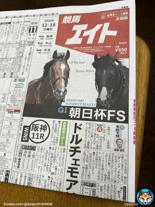 15時から  みんなのKEIBA  今日は  2歳王者決定戦！  朝日杯フューチュリティステークス！  さあ当てたい！  来週は有馬！