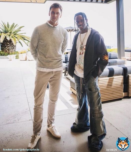Tom Brady and Travis Scott linked up