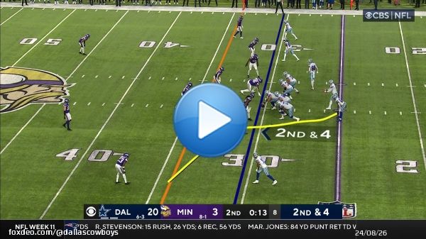.@dak launched a DART to @_CeeDeeThree to set up the end-of-half field goal!   : @NFLonCBS | #DALvsMIN