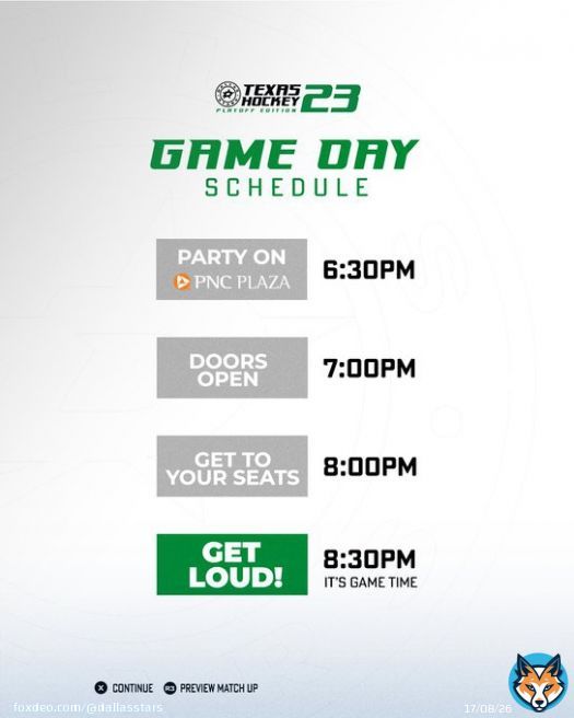 You're not going to want to miss tonight's show before the show   Make sure to get to your seats by 8pm to take in all the action!   #StanleyCup x #TexasHockey