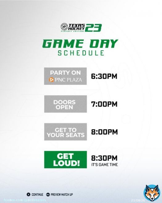 You're not going to want to miss tonight's show before the show   Make sure to get to your seats by 8pm to take in all the action!   #StanleyCup x #TexasHockey