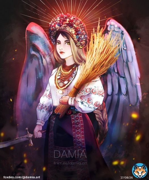 Ukrainian Madonna - Українська Мадонна  #art #Ukraine #Ukrainian #Україна #украрт #укртві #damia_art