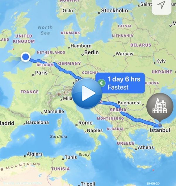 Only a little bit further than when I went to bring Olive Pip home from Bucharest. I can feel another epic road trip coming on&hellip; #rescuedogs #AdoptDontShop #turkey #Bulut